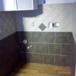 Luxury wall tile in laundry room